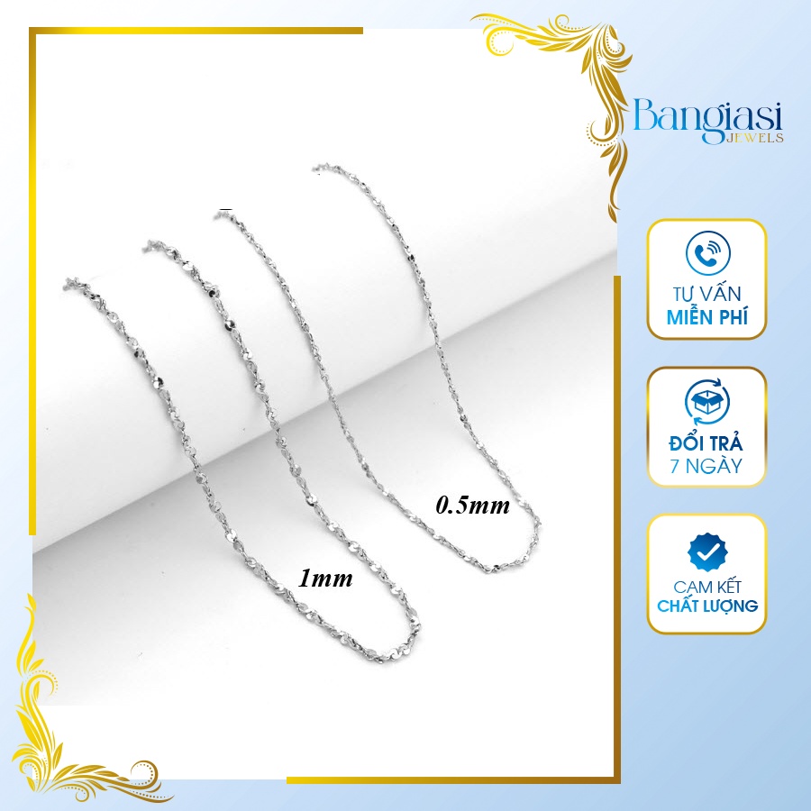 Dây chuyền nữ inox cao cấp thời trang Hàn Quốc siêu nhỏ, đẹp, không mặt, không đen