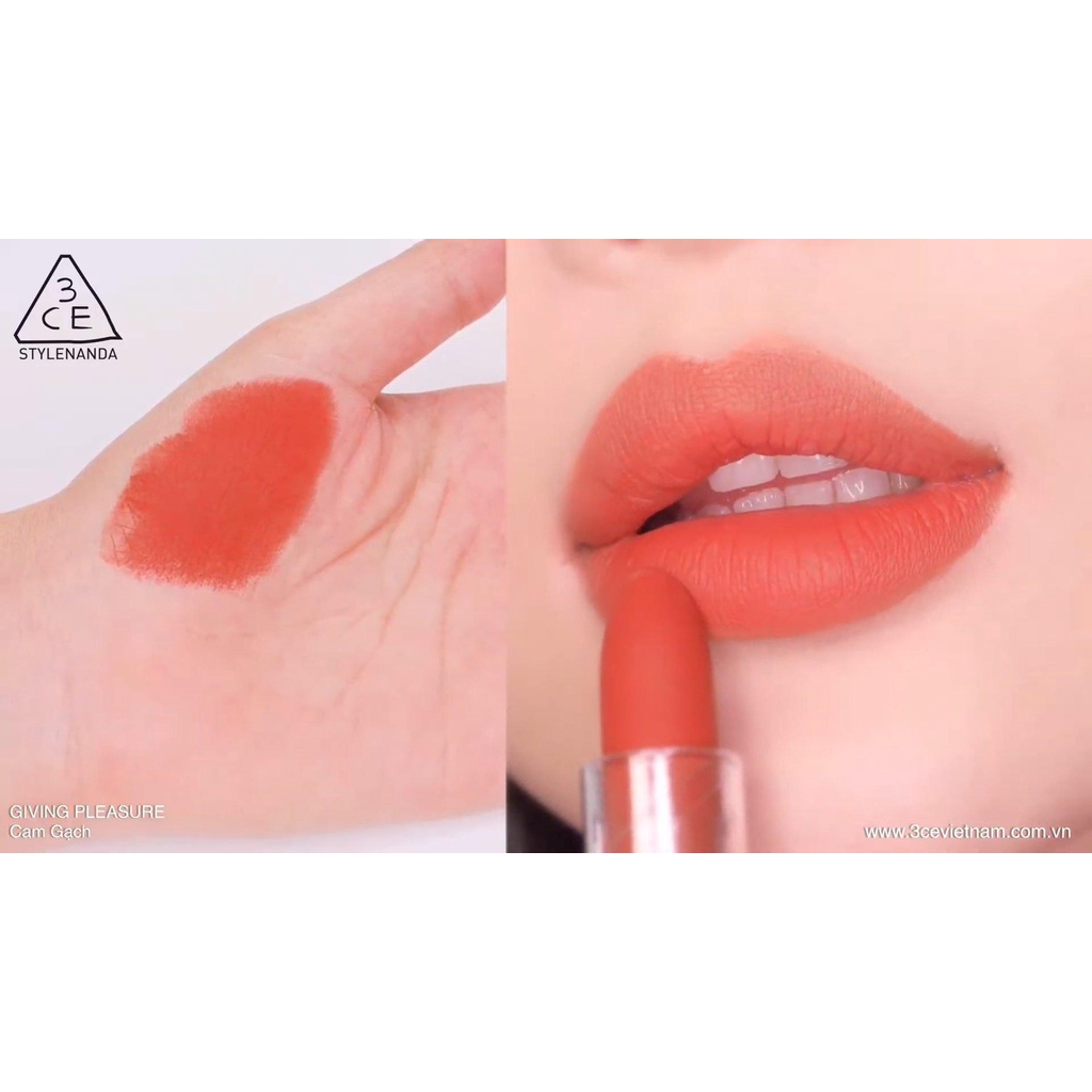 Son thỏi 3CE Soft Matte Lipstick lì mịn môi các màu