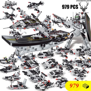[979 CT-TÚI BÓNG] BỘ ĐỒ CHƠI XẾP HÌNH Chiến Hạm, OTO,ROBOT, TÀU CHIẾN,XE SWAT,TÀU SÂN Bay