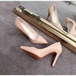 PAMELA - Giày Cao Gót Nữ Mũi Nhọn Công Sở Thanh Lịch Da Mờ (7cm) - Gi05