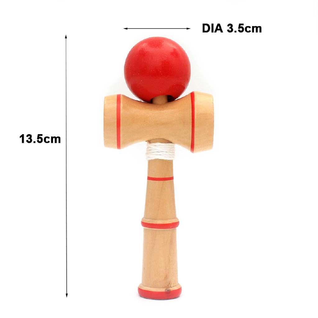 Đồ chơi tung hứng Kendama Nhật Bản bằng gỗ 13cm