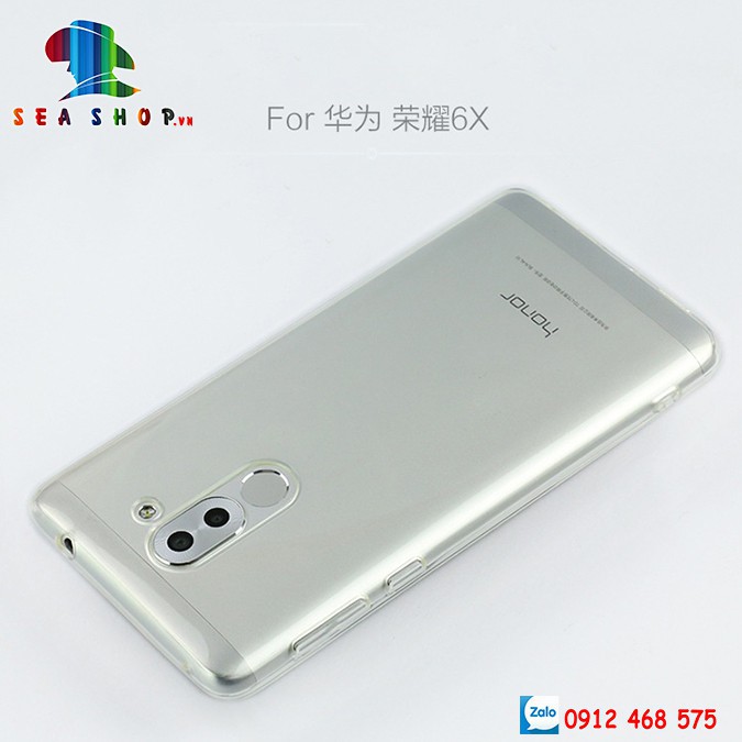 Ốp lưng Huawei Gr5 2017 silicon trong suốt