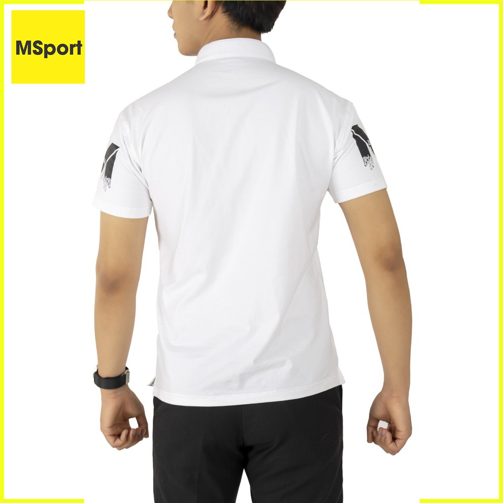 Áo Thun Nam Tay Ngắn Có Cổ In Chữ M Kiểu, Bền Đẹp, Cao Cấp, Chất Vải Cotton Mặc Mát, Co Giãn 4 Chiều Thoải Mái