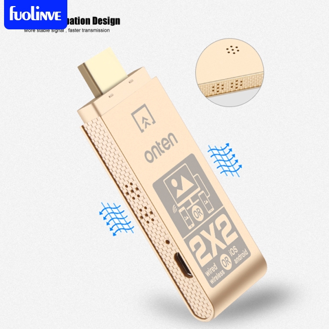 Thiết Bị Kết Nối Hdmi Dongle Không Dây Cho Iphone Ios Android Windows Tv