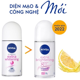 Lăn Ngăn Mùi Nivea nữ Trắng mịn tự nhiên 50ml