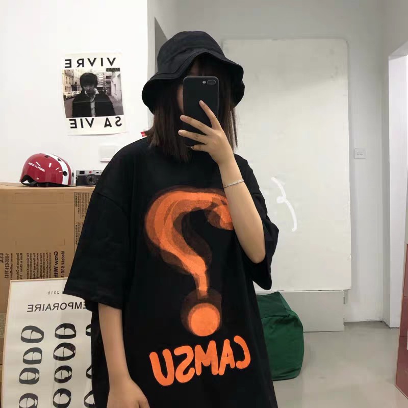 áo thun nam nữ tay lỡ unisex form rộng phong cách ulzzang Pi fashion