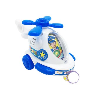 Mô hình máy bay trực thăng cảnh sát mini chạy bằng dây cót