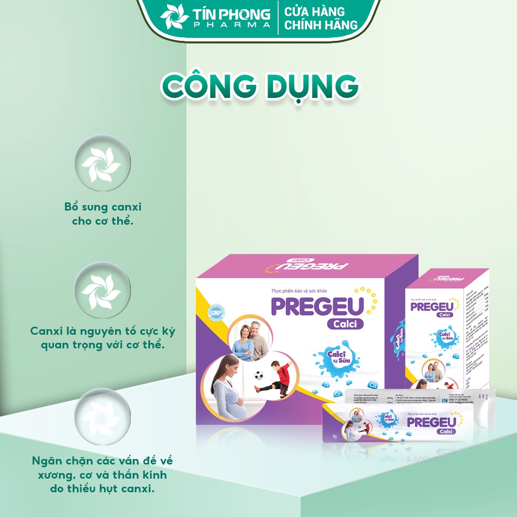 PREGEU CALCI – Calci Từ Sữa Bổ Sung Canxi, Phát Triển Chiều Cao Tối Ưu, Xương Răng Chắc Khỏe Cho Cả Gia Đình TTP049