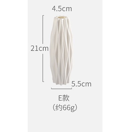 Bình hoa nhựa phong cách Bắc Âu trang trí phòng khách nhiều màu tùy chọn 365