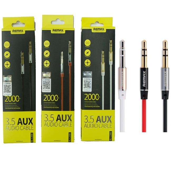 Jack audio 2 đầu 3.5 remax L200 2m -- Chất Từng Centimet