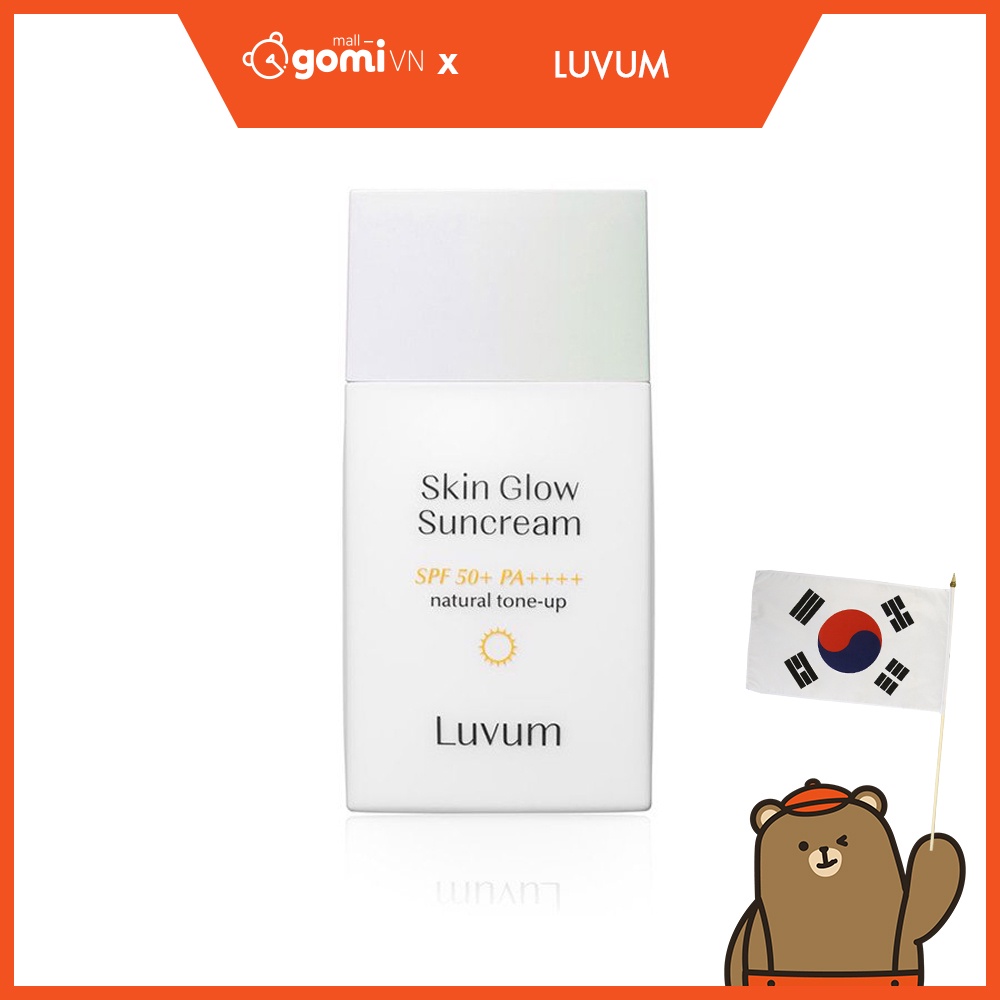 Kem Chống Nắng Nâng Tông Da Luvum Natural Tone-up Twinkle Suncream 30ml GomiMall