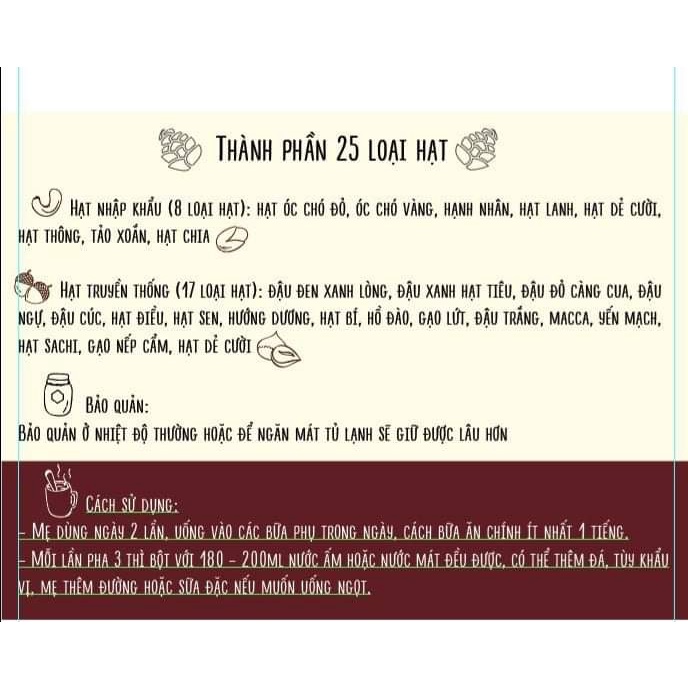 Combo 2 Hộp Ngũ Cốc Mẹ Bầu Bido Mama