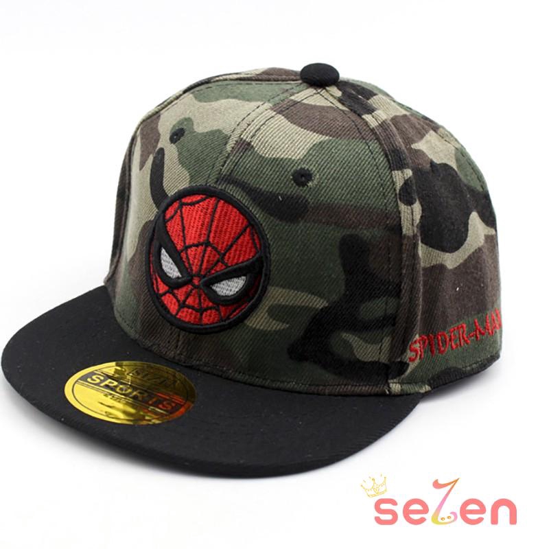 Nón lưỡi trai in họa tiết rằn ri &amp; hoạt hình cho bé