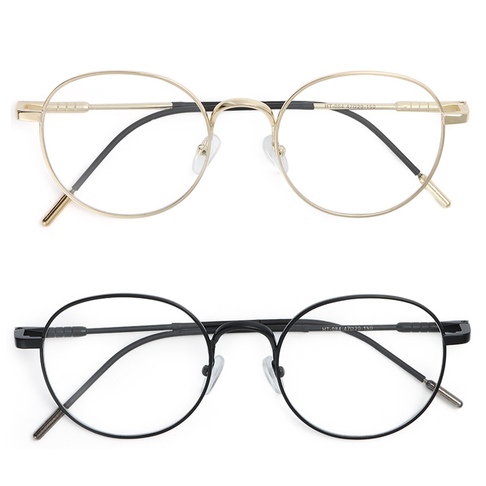 Mắt kính gọng tròn bằng kim loại nhiều màu tùy chọn