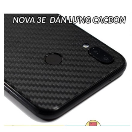 FREESHIP ĐƠN 99K_Miếng Dán Cacbon Huawei Nova 3/ Nova 3e / Nova 3i / y9 2019
