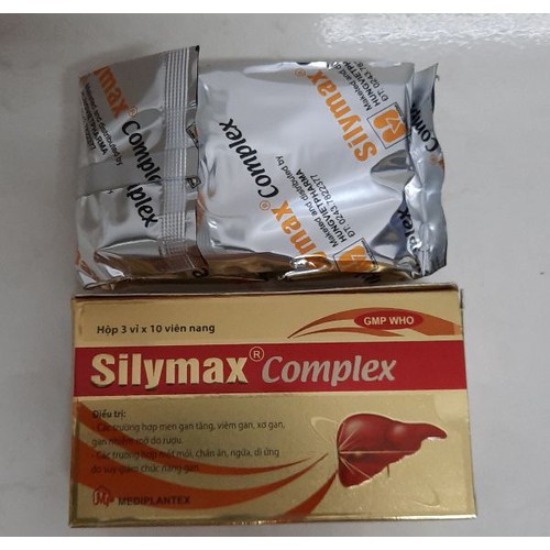 SILYMAX COMPLEX  - Giúp hạ men gan, viêm gan, xơ gan, gan nhiễm mỡ, suy giảm chức năng gan hộp 60 viên