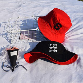 Mũ lưỡi chai 2 mặt màu Đỏ - Đen