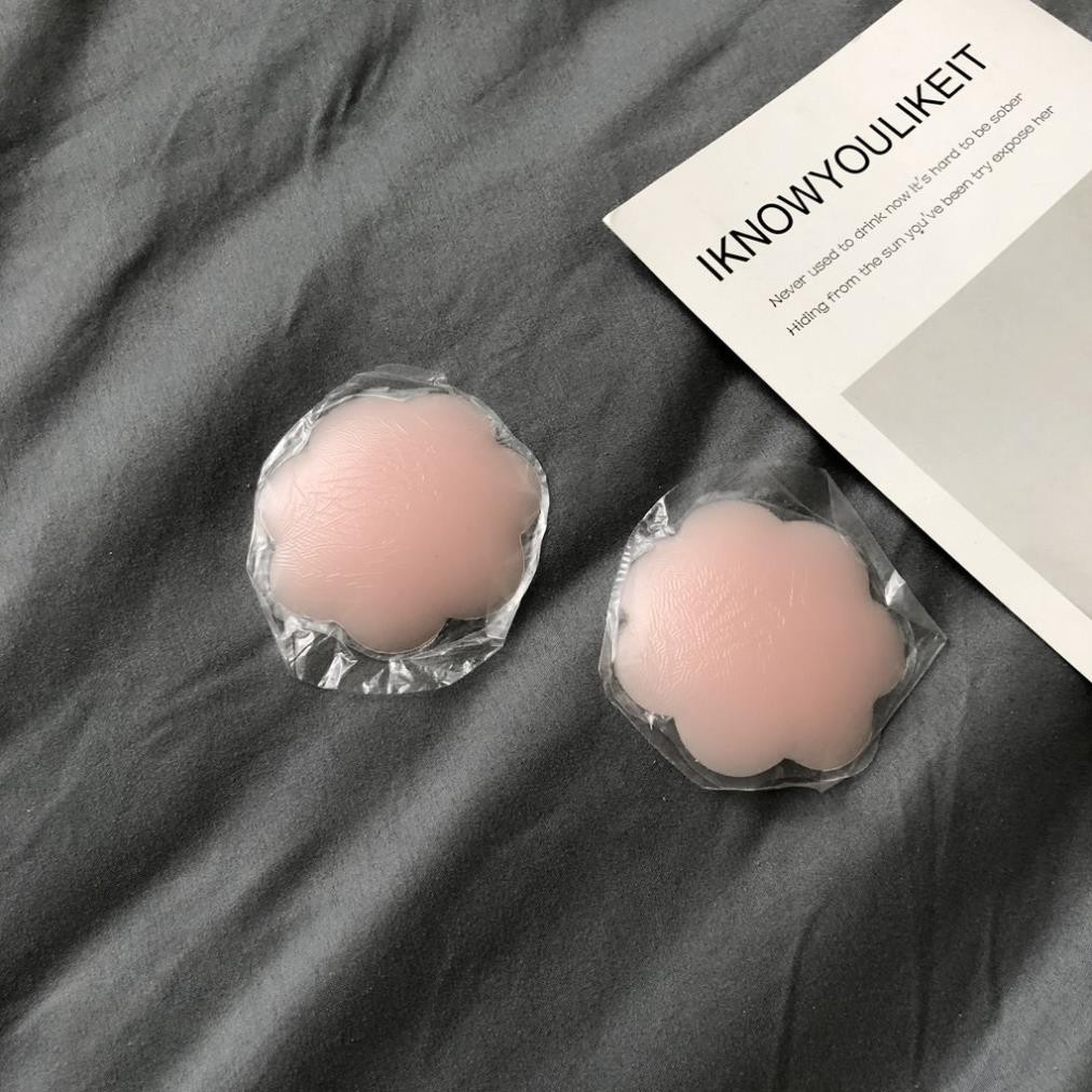 Set 02 Miếng Dán Nhũ Hoa Silicon Dùng Nhiều Lần Loại Đẹp 🍀Clovershop68🍀