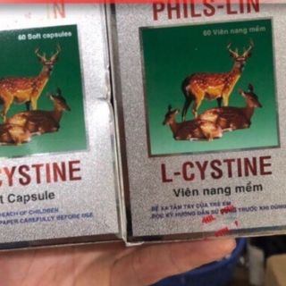 VIÊN UỐNG L -CYSTINE PHIL HỖ TRỢ LÀM ĐẸP DA, TÓC VÀ MÓNG