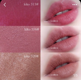 [HÀNG CÓ SẴN] Son Kiko Velvet Passion Matte Lipstick (bill Ý)