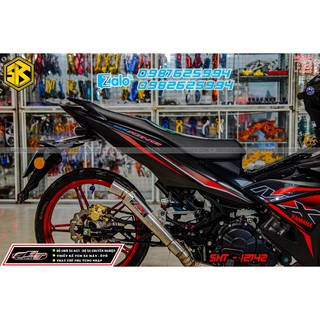 tem rời exciter 150 đen đỏ mxking