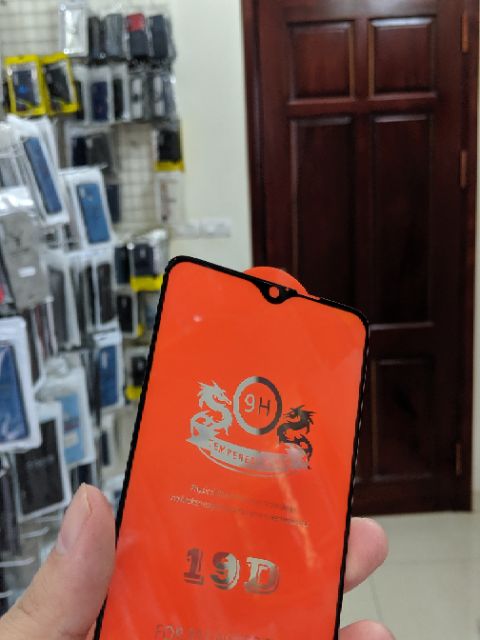 Cường lực 19D Redmi Note 8 Pro / Note 9s  Full màn viền mỏng ôm màn 2.5D