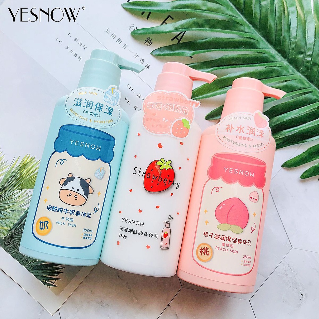 Sữa Dưỡng Thể Hương Trái Cây Tươi Mát Nuôi Dưỡng Và Chăm Sóc Làn Da Lâu Trôi Dạng Nhấn