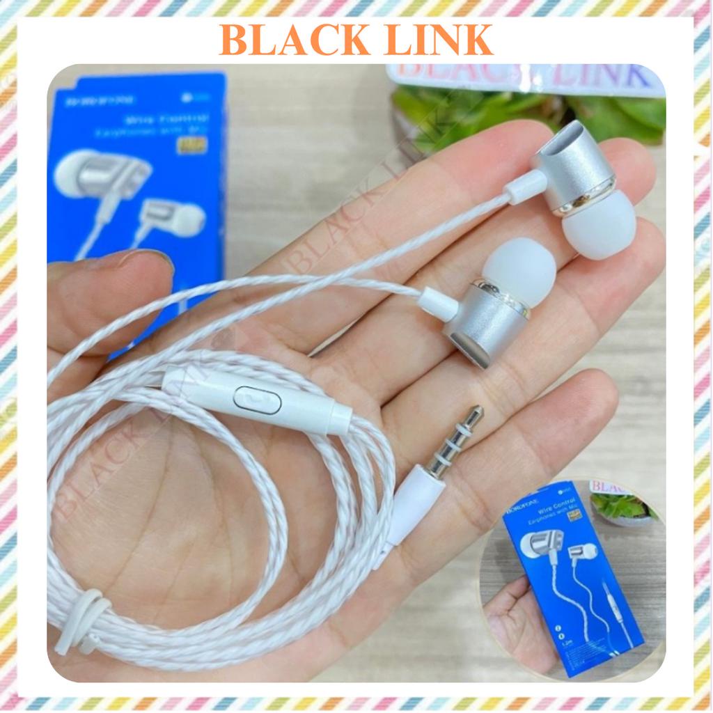 Tai Nghe Chính Hãng BOROFONE BM66 Có Micro Jack 3.5mm Bass Mạnh Nhét Tai Chống Ồn In Ear Chơi Game Nghe Nhạc Đàm Thoại