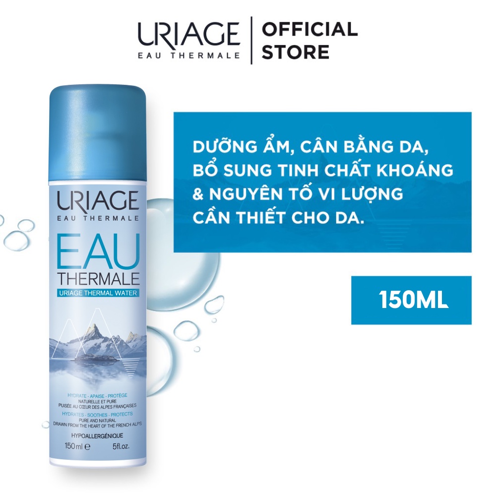 Xịt khoáng cấp ẩm URIAGE THERMAL WATER 150ml
