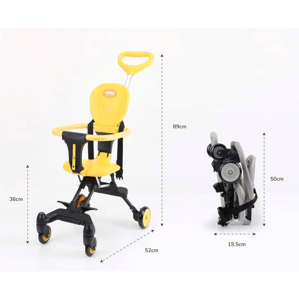 Xe đẩy gấp gọn siêu nhẹ Tobe Olwen