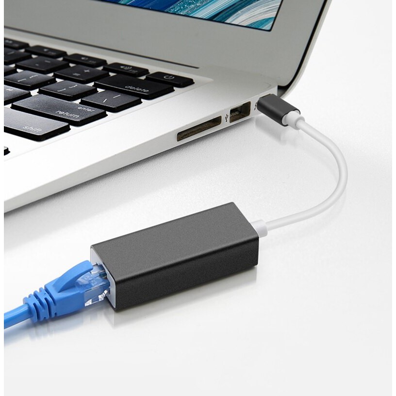 Bộ Chia Mạng Ethernet Hub Usb Type C Rj45 100m