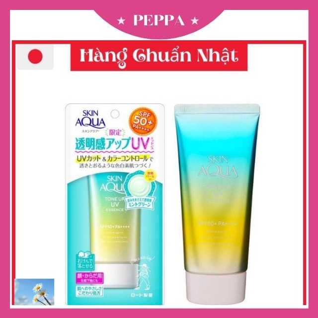 [Free Ship] Kem Chống Nắng Skin Aqua Tone up UV [FREESHIP] SPF 50+ PA++++ Kiềm dầu, Nâng tông 80gr
