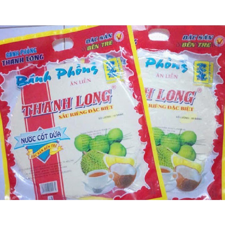 Bánh phồng sữa cốt dừa Thanh Long-Bến Tre (bịch 10 cái) | BigBuy360 - bigbuy360.vn