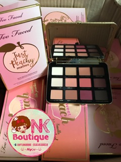 <Sale can date> Phấn mắt Toofaced Just Peachy Matte