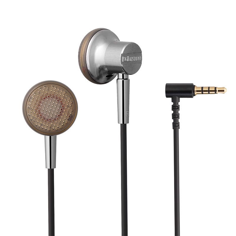 Hzsound Bell Rhyme 15mm Trình điều khiển động HIFI Tai nghe có dây Âm nhạc Tai nghe chơi game Tai nghe trong màn hình tai Gương trái tim IEM