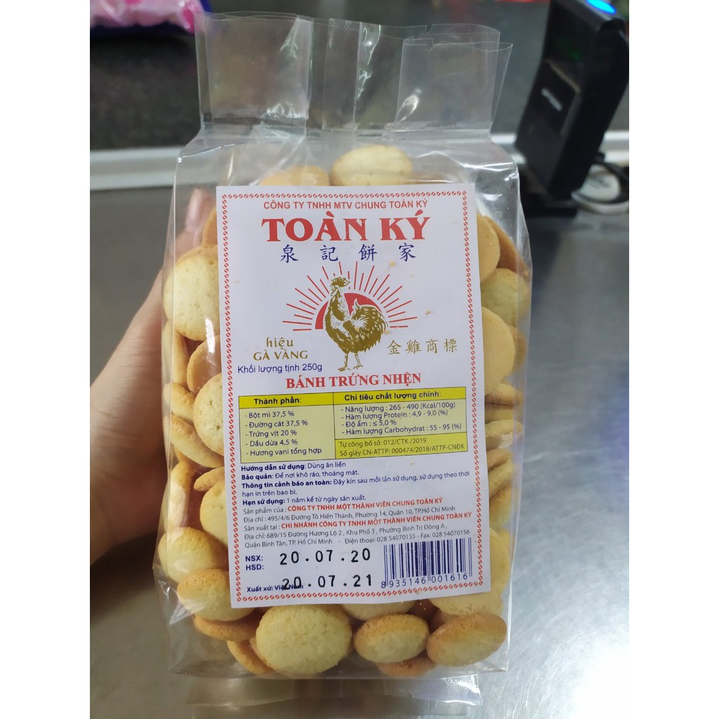 Bánh trứng nhện Toàn ký gói 210g