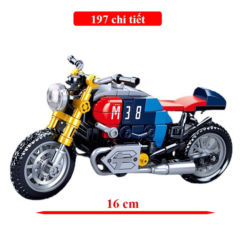 Bộ đồ chơi lắp ráp Mô hình Siêu xe đua chất liệu nhựa ABS an toàn DochoitreemHCM