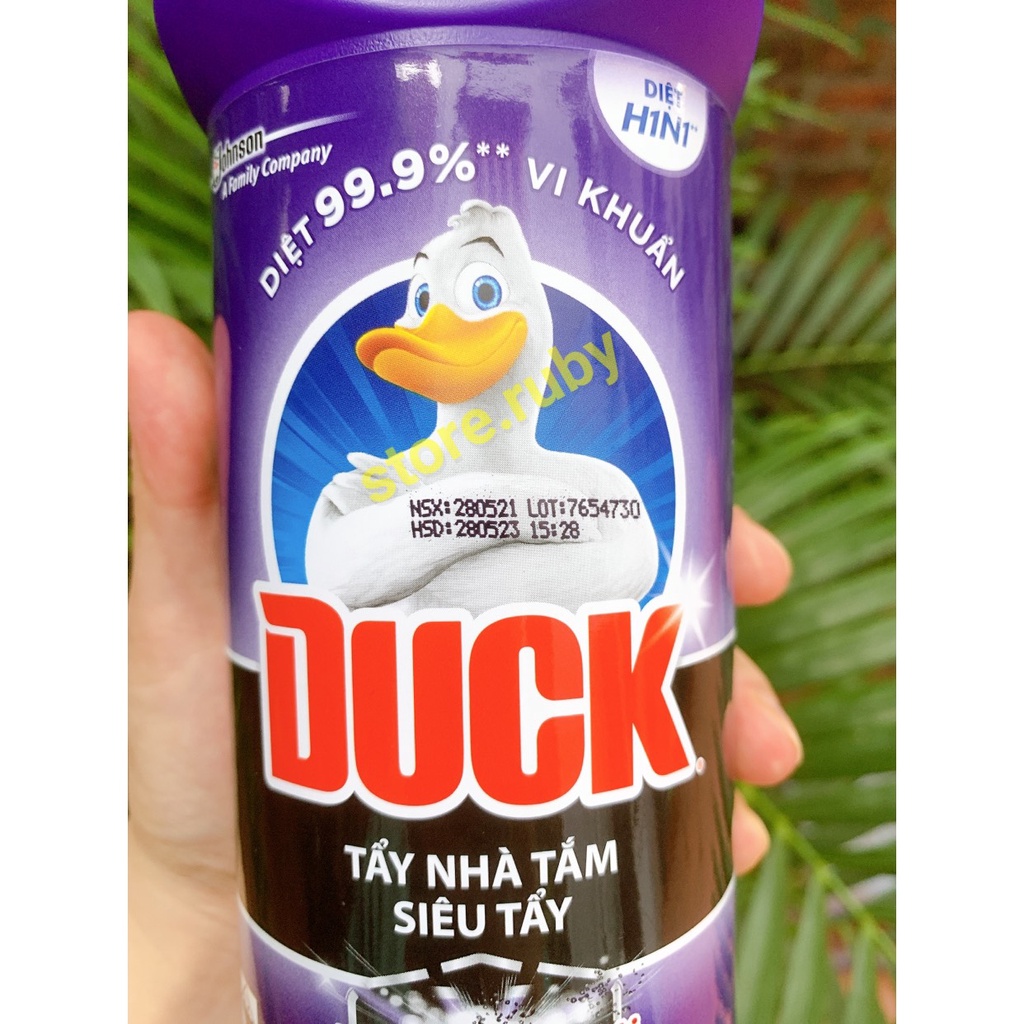 Duck tẩy nhà tắm &amp; Bồn cầu chai 900ml diệt 99,9%vi khuẩn(date mới 2023)