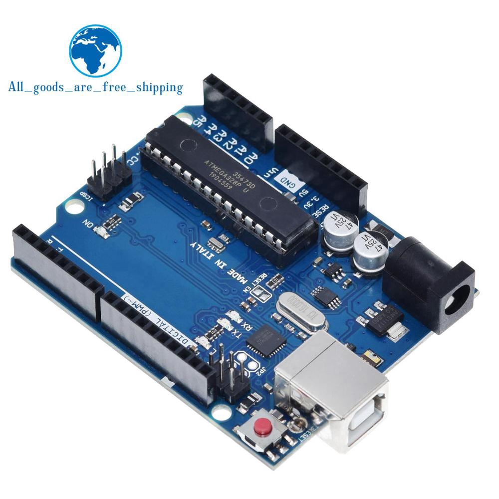 Bộ Bo Mạch Uno R3 Atmega16U2 + Mega328P Cho Arduino Uno R3