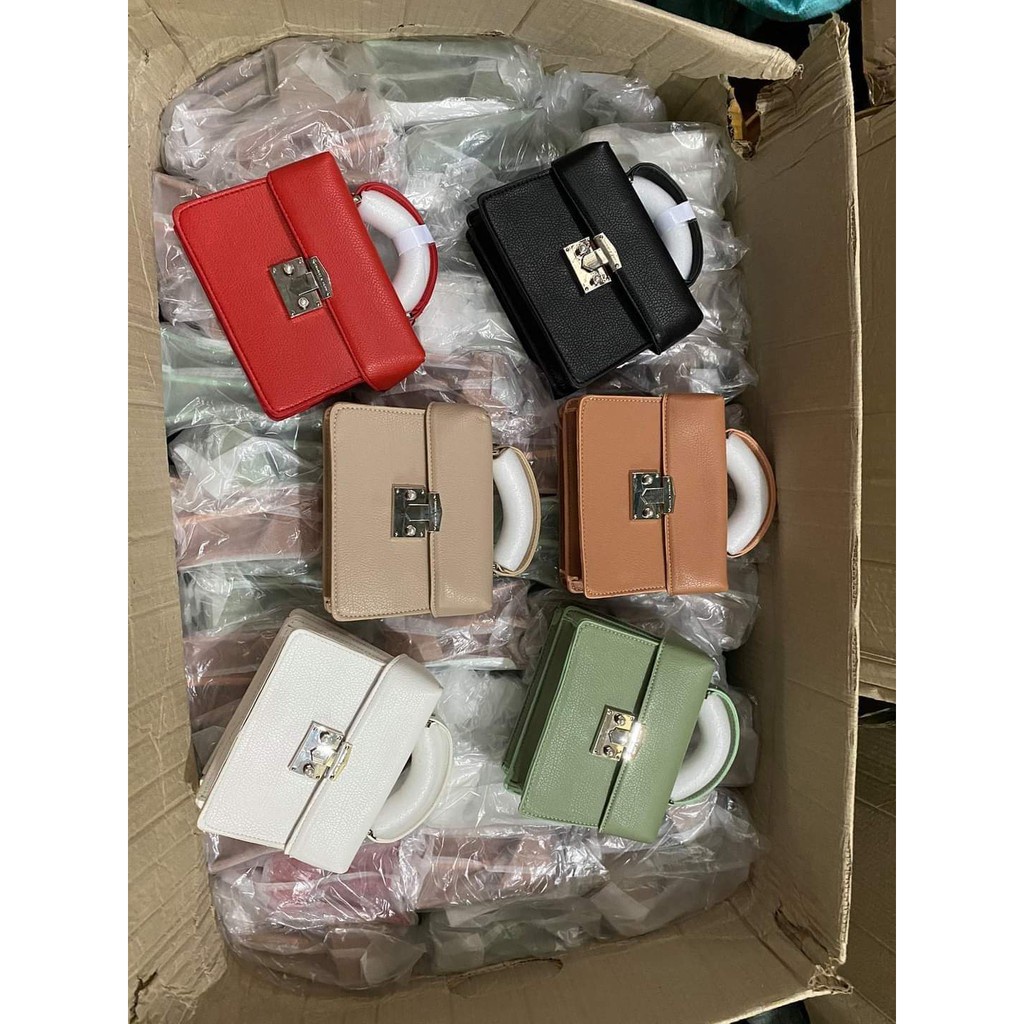 Túi xách nữ Ngọc trinh túi hộp sang trọng mẫu mới (không kèm gấu) CKHOP01 HOT