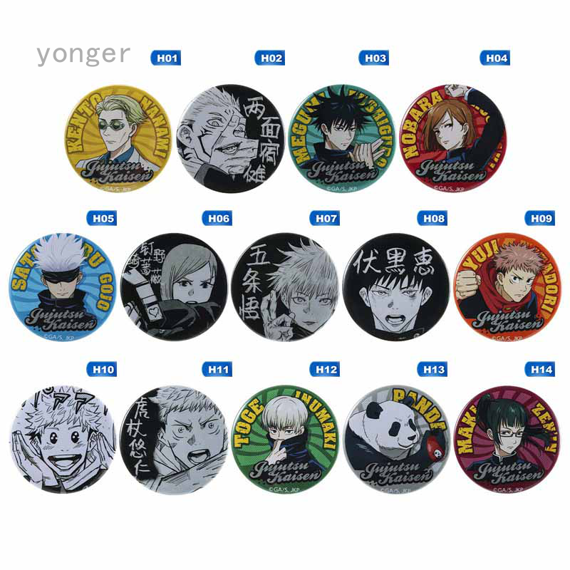 Huy Hiệu Anime Jujutsu Kaisen Cá Tính