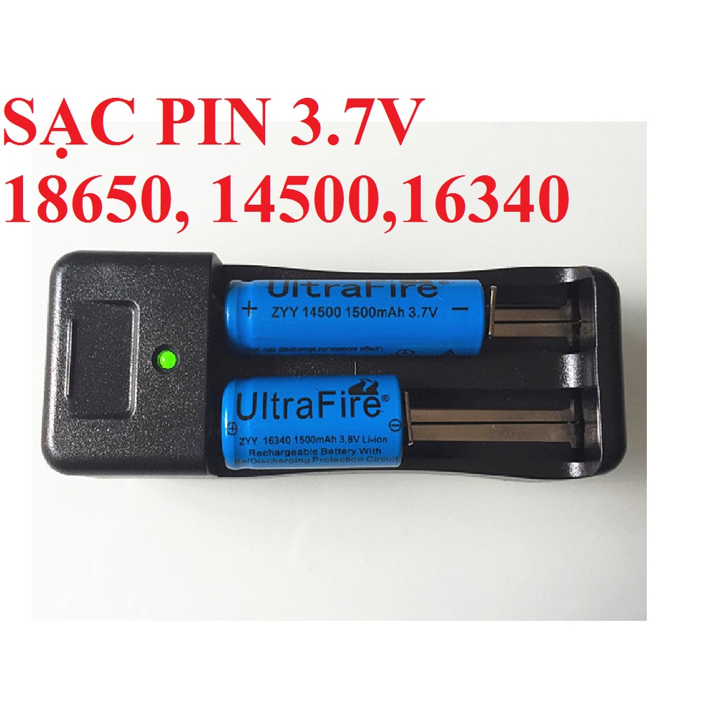 Bộ sạc pin 3.7v đa năng dùng sạc cho nhiều loại pin 18650 16340 14500