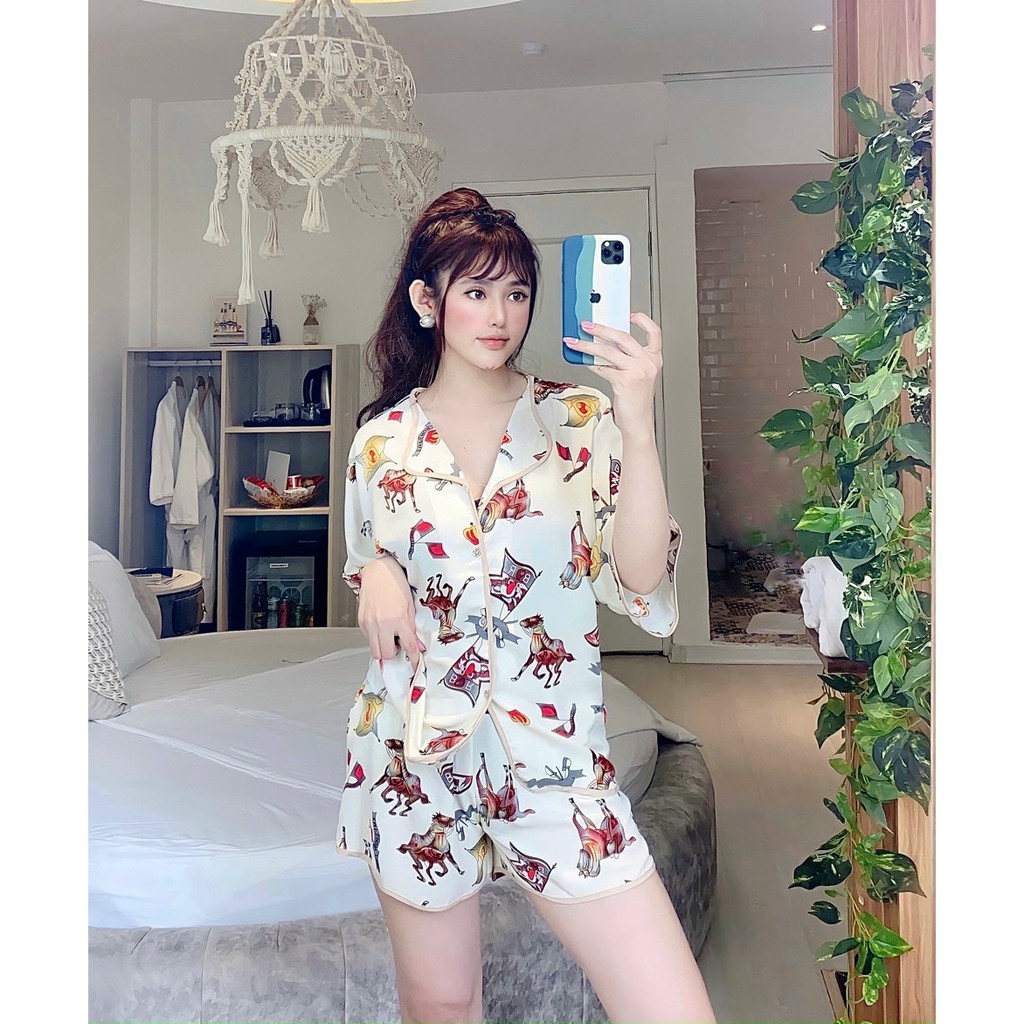 Bộ lụa satin mango đùi cao cấp | BigBuy360 - bigbuy360.vn