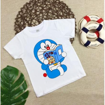 SALE - 4 mẫu áo thun doremon trẻ em Vải Cotton thái in tại shop S034