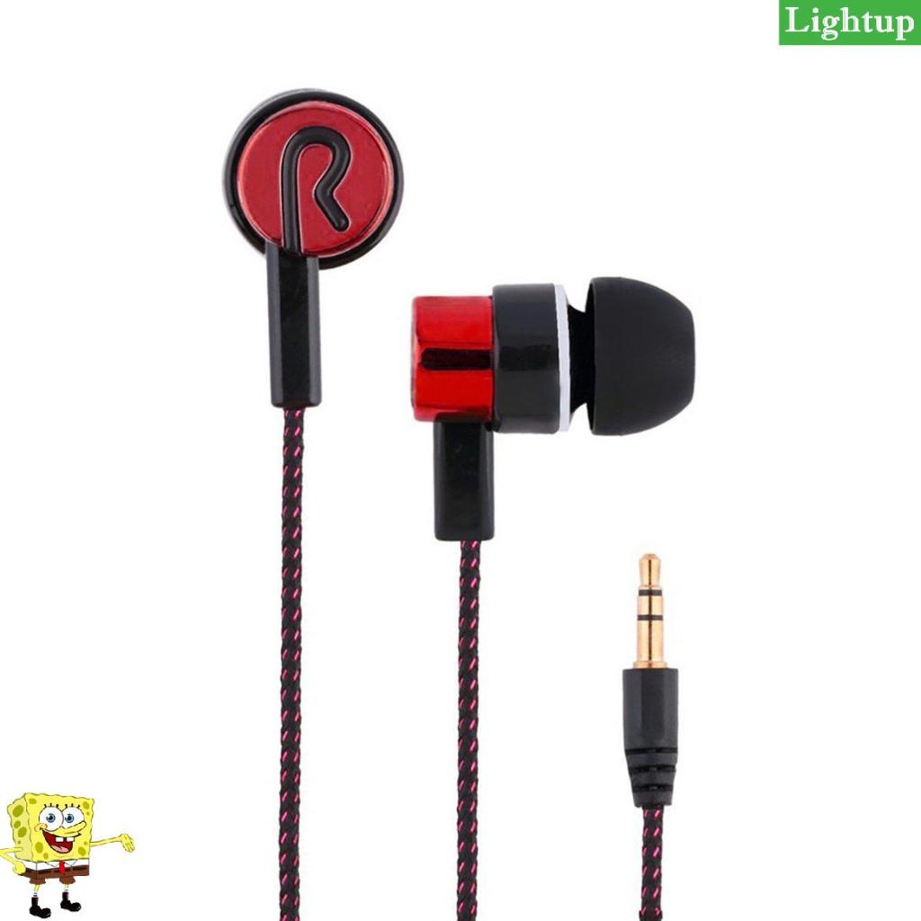 Tai nghe bện Dây siêu trầm trong tai Tai nghe âm thanh nổi Cách ly tiếng ồn