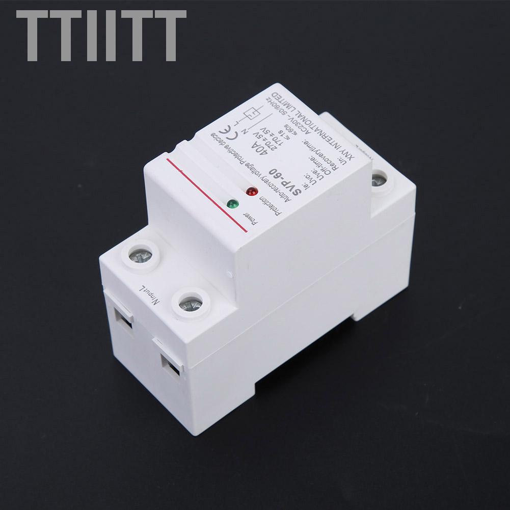 Ttiitt Overvoltage&Undervoltage Protection Device 230V 40A Automatic