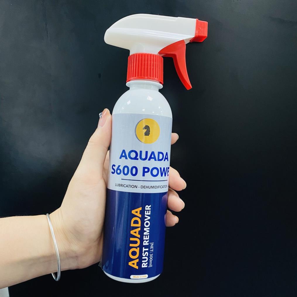 Tẩy dầu mỡ nhà bếp Aquada S600 Power tẩy sạch lưới lọc máy hút mùi, mặt bếp, tường gạch ốp, bồn rửa bát an toàn tiện ích