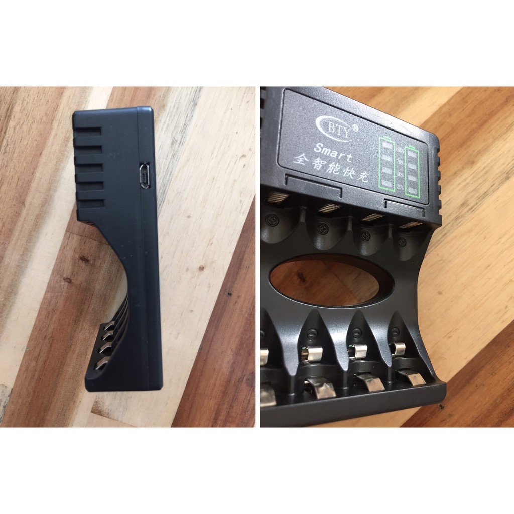 Thiết bị Sạc nhanh Pin AA AAA BTY - C704A3