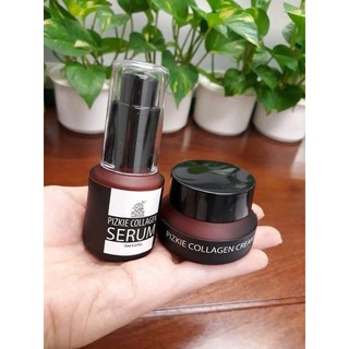 Bộ đôi cream và serum pizkie collagen