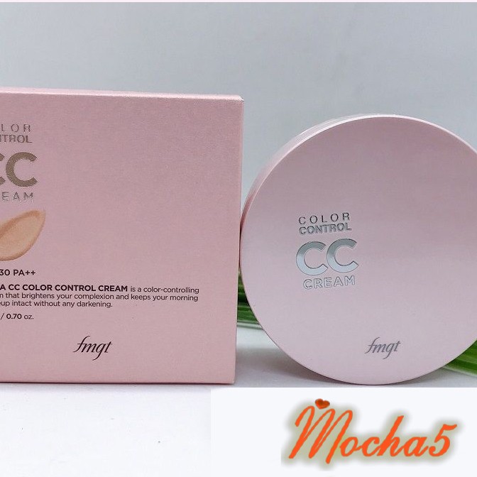 Kem nền CC cream The Face Shop Aura Color Control Cream TFS Spf30 PA++